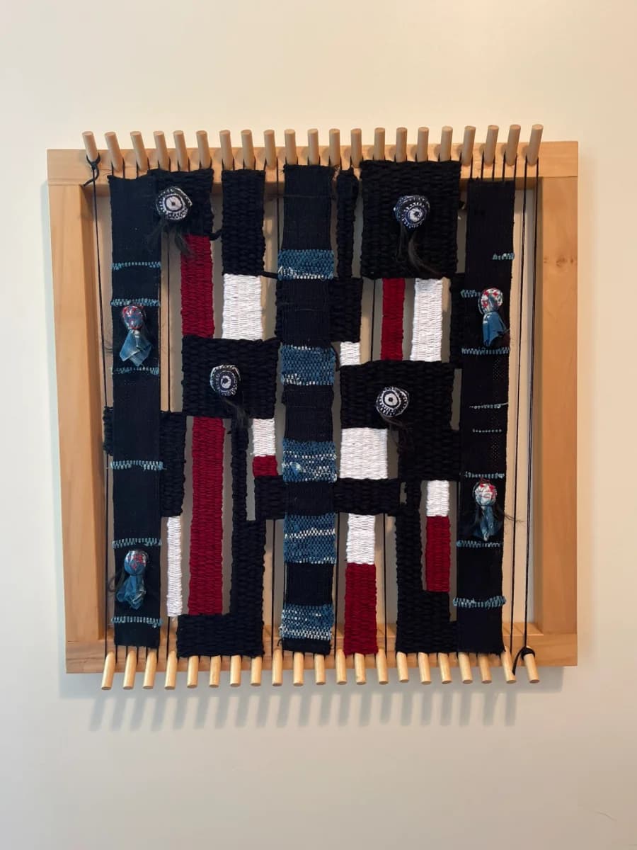 Buhok at Anting Anting sculptural amulet suspended in display