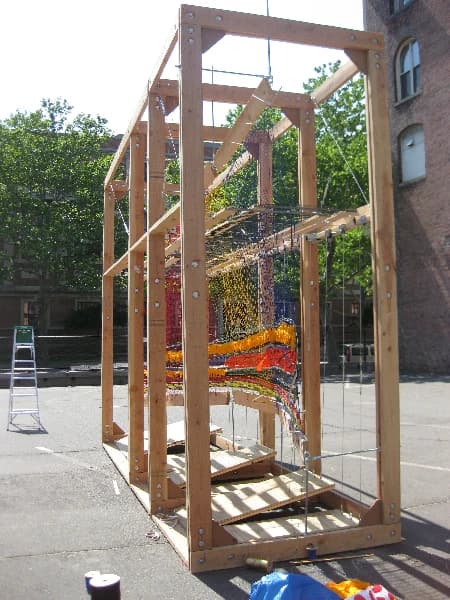 MetaLoom installation at Bridgeport Arts Festival