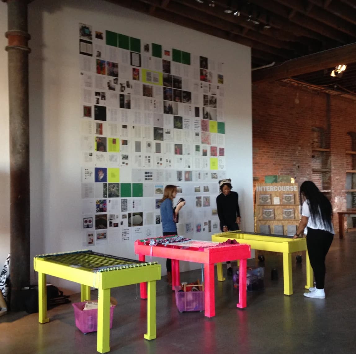 Weaving activation at Pioneer Works