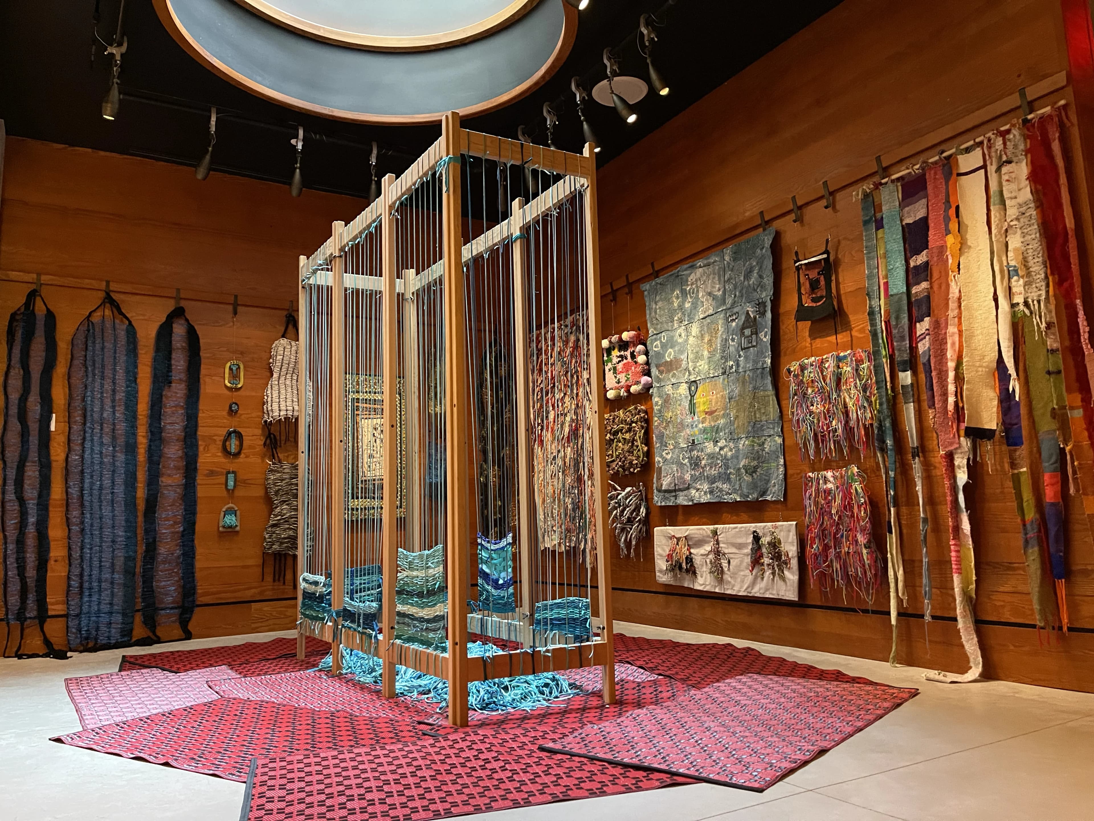 Weaving Together activation at Ace Hotel lobby