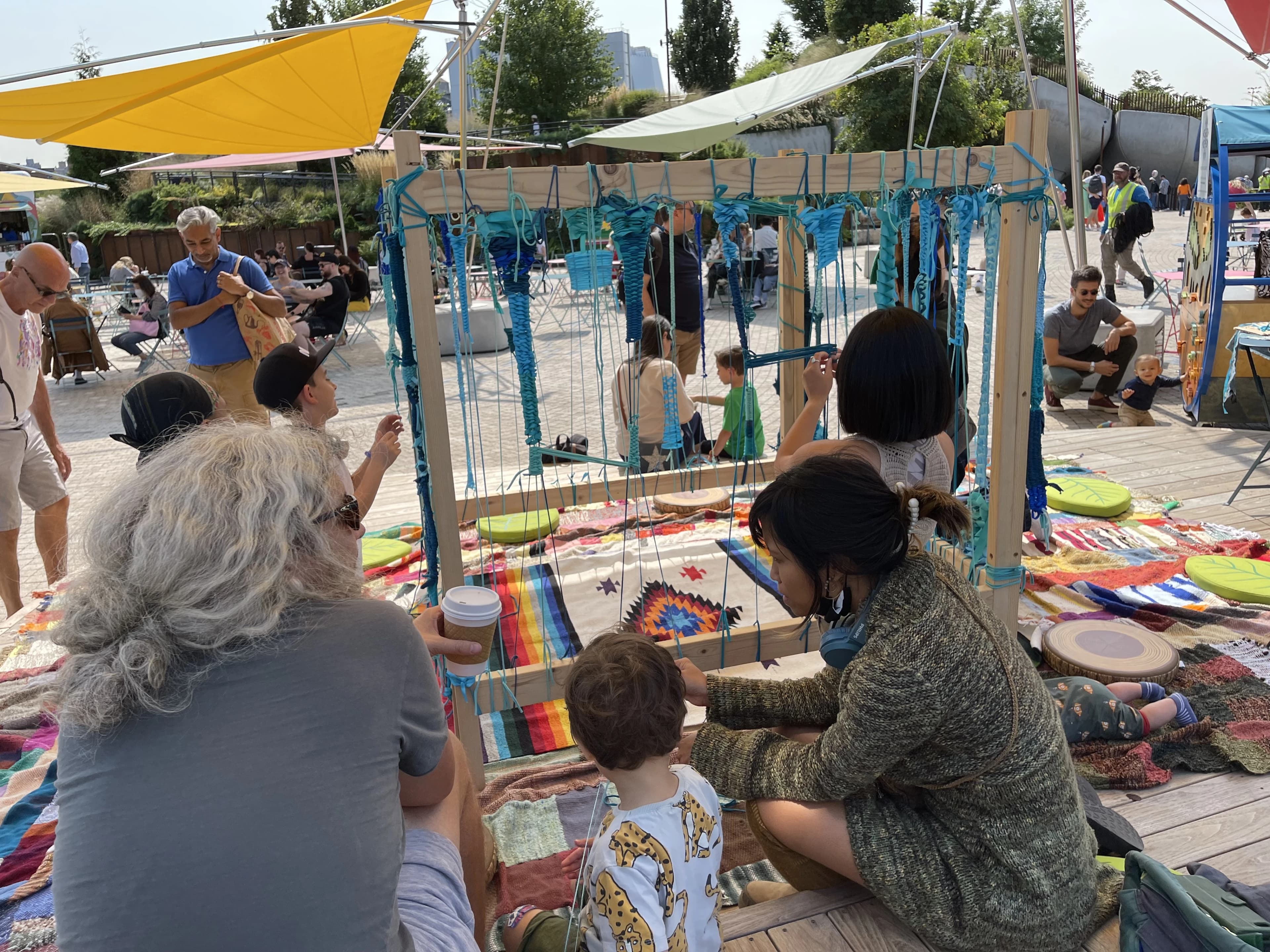 Weaving Together at Little Island Park